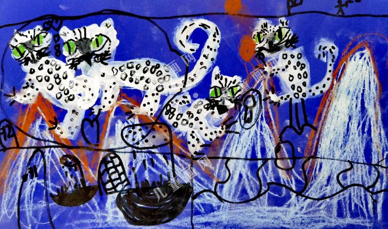 珍稀的天山雪豹