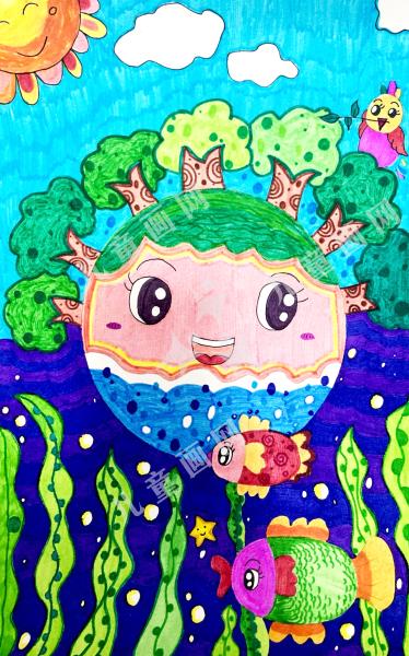 爱护地球海洋世界