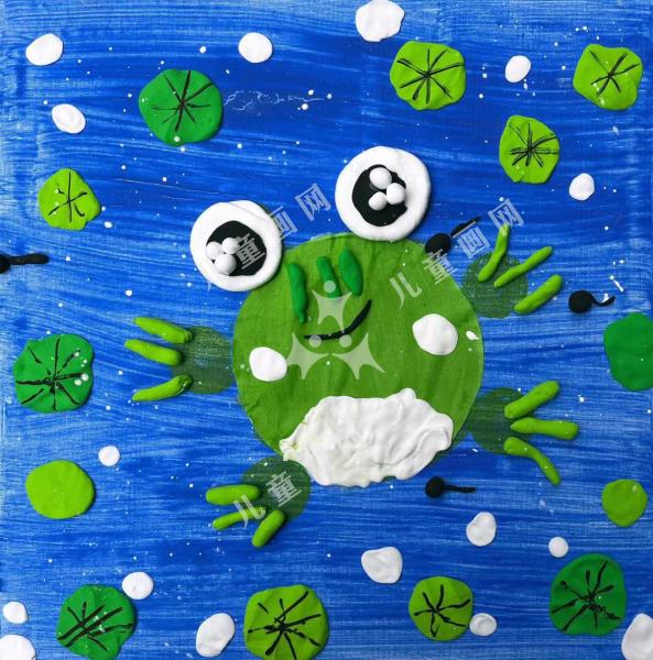 池塘里的小青蛙