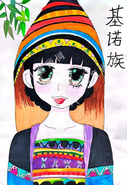 基诺族小女孩