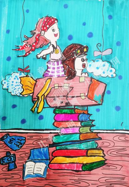 飞翔在知识的天空里