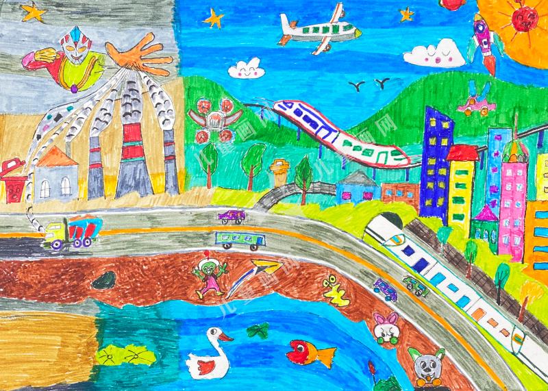 保护蓝天，绿色未来