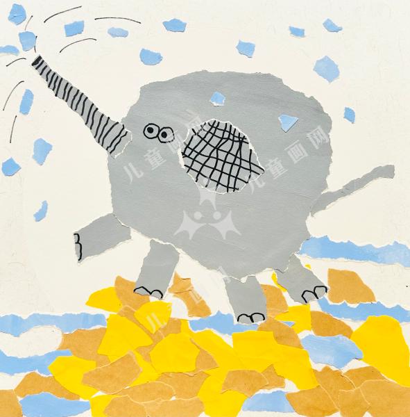 爱洗澡的小脏象