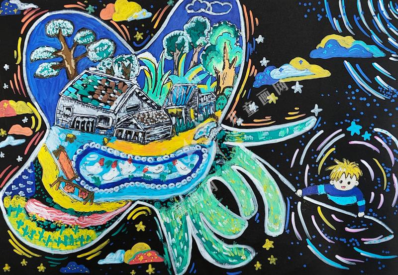 忙趁东风放纸鸢