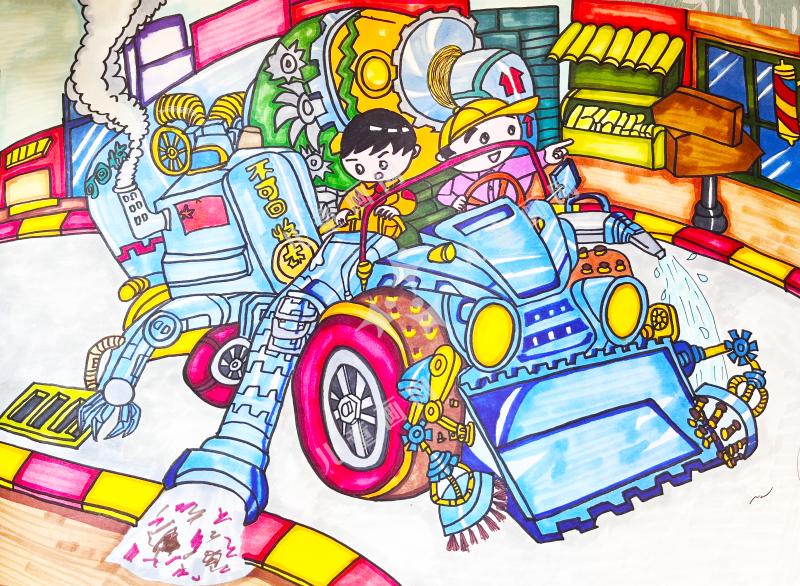 垃圾自动回收车