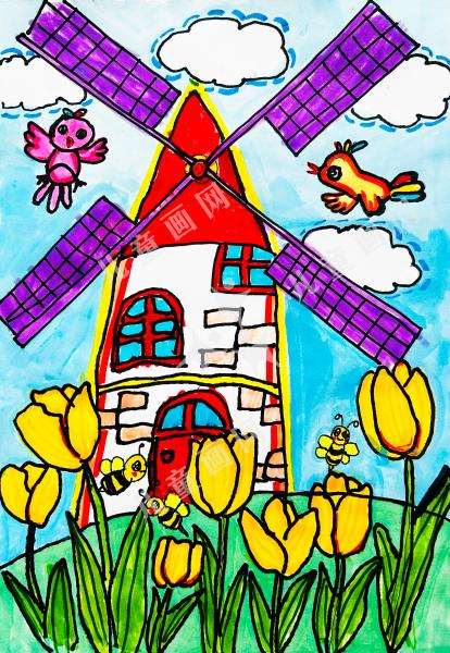春日里的风车