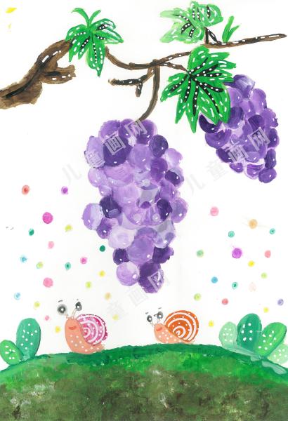 小蜗牛与葡萄树