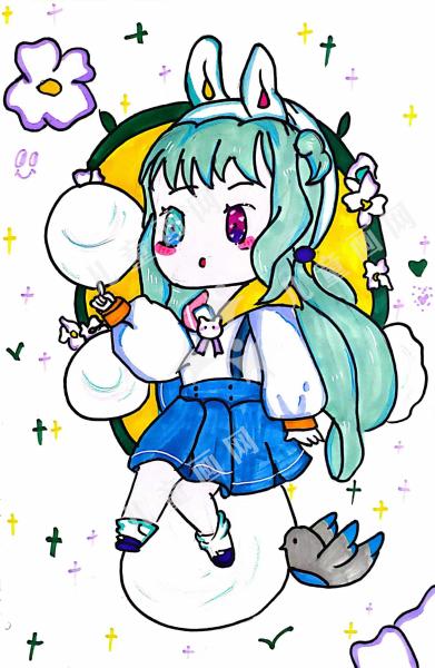 活跃而自信的女孩