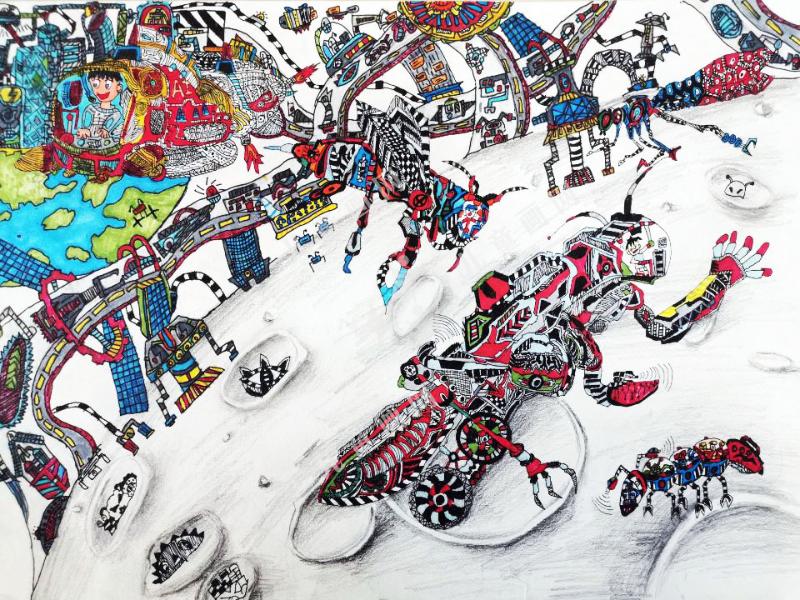 太空资源开发机器人