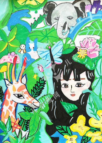 雨林里的生灵相依