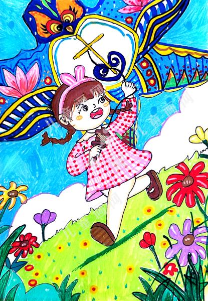 忙趁东风放纸鸢