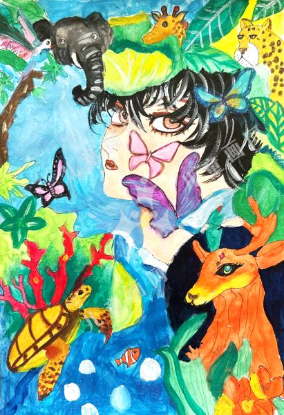 自然共生的容颜