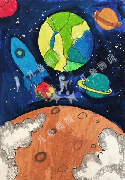 火箭向地球的未来起航