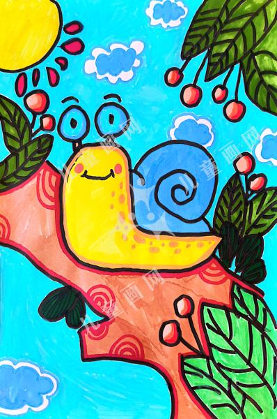 吃果子的小蜗牛