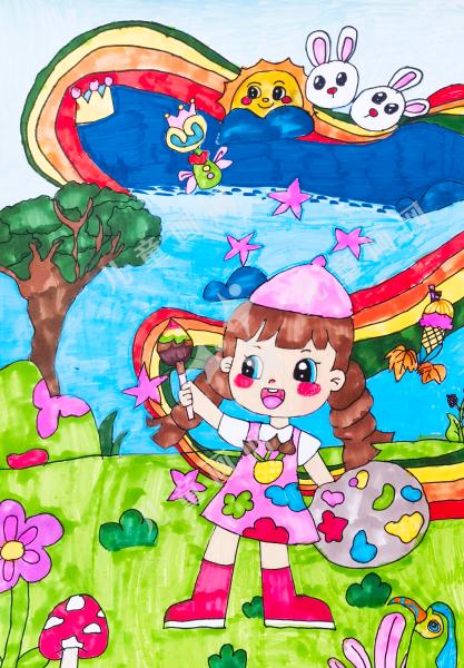 彩虹画笔，画出童话园