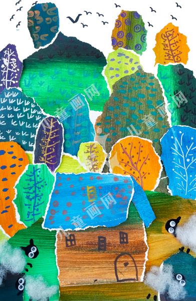 房子的五彩邻居