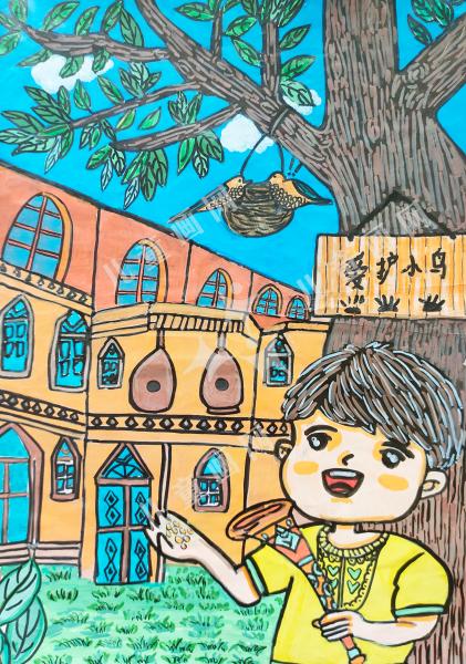 稚心护羽，喀什向绿而行