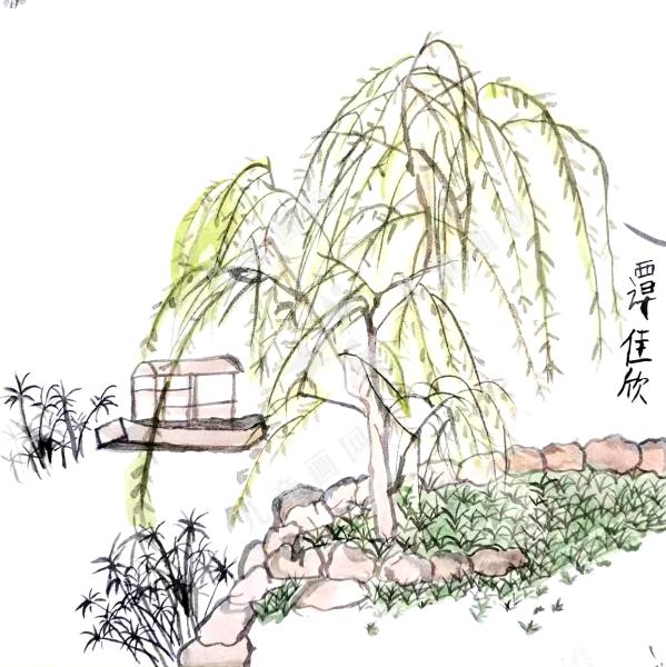 柳岸春居